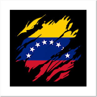 Proud Venezuela Flag, Venezuela gift heritage, Venezuelan girl Boy Friend Venezolano Posters and Art